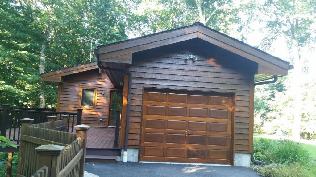 staining cedar siding in NY