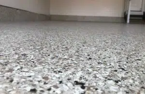 Concrete garage floor coating