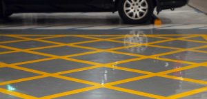 commercial-garage-floor-yellow-lines