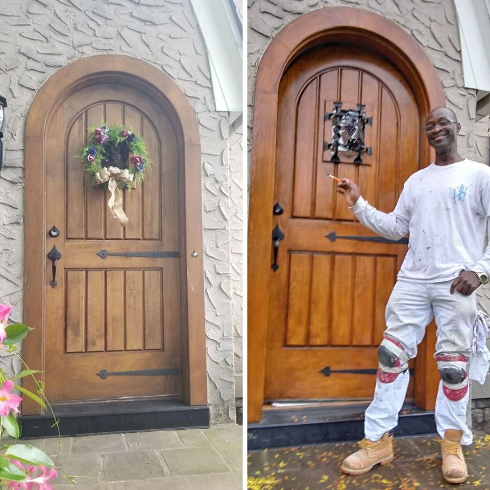 front door refinishing